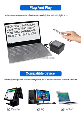 قراءة الباركود مرتفعة على الجدول 2D NFC USB RS232 كاميرات CMOS مضمنة وحدة مسح الباركود