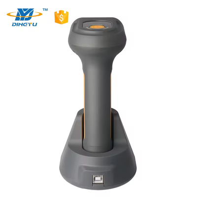 IP65 1D 2D QR Code مستوى الصناعية اللاسلكي ماسح الباركود عالي السرعة 65CM/S DS6530B-2D