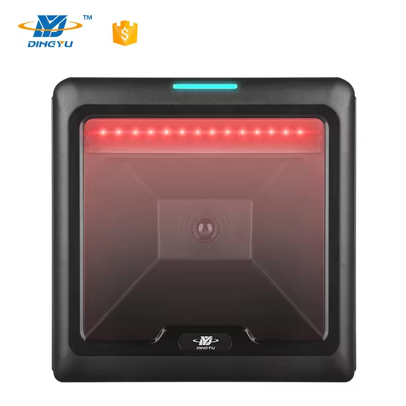 مليون بكسل سكينر الباركود على سطح المكتب سرعة عالية قارئ الباركود 2D بدون يد DP8550