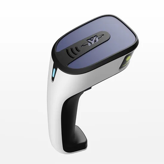 ماسح باركود ثنائي الأبعاد محمول مزود بعنصر مسح CMOS، واجهة USB، ووضع التشغيل التلقائي